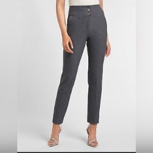 Express Women's Charcoal Straight Leg Pants